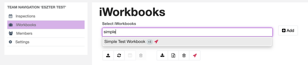 Test a draft version of a workbook | iCL Documentation