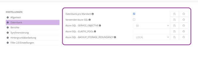 Einstellungen | iCL Documentation